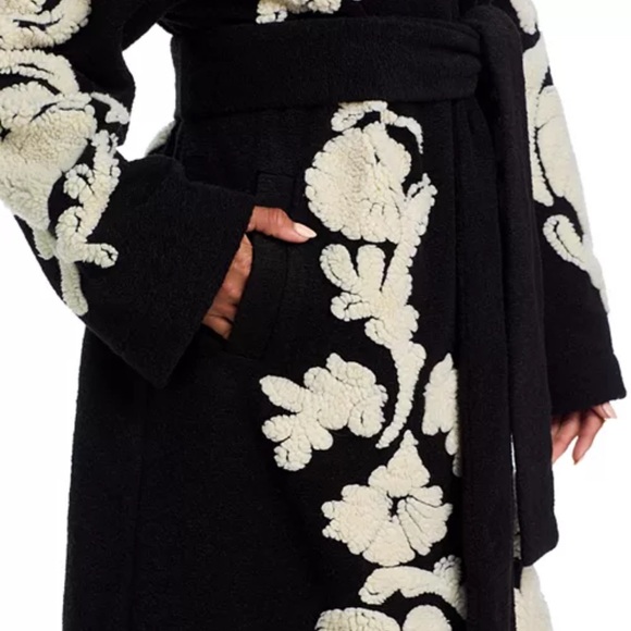 FARM RIO Helen Fleece Belted Coat - Picture 5 of 8